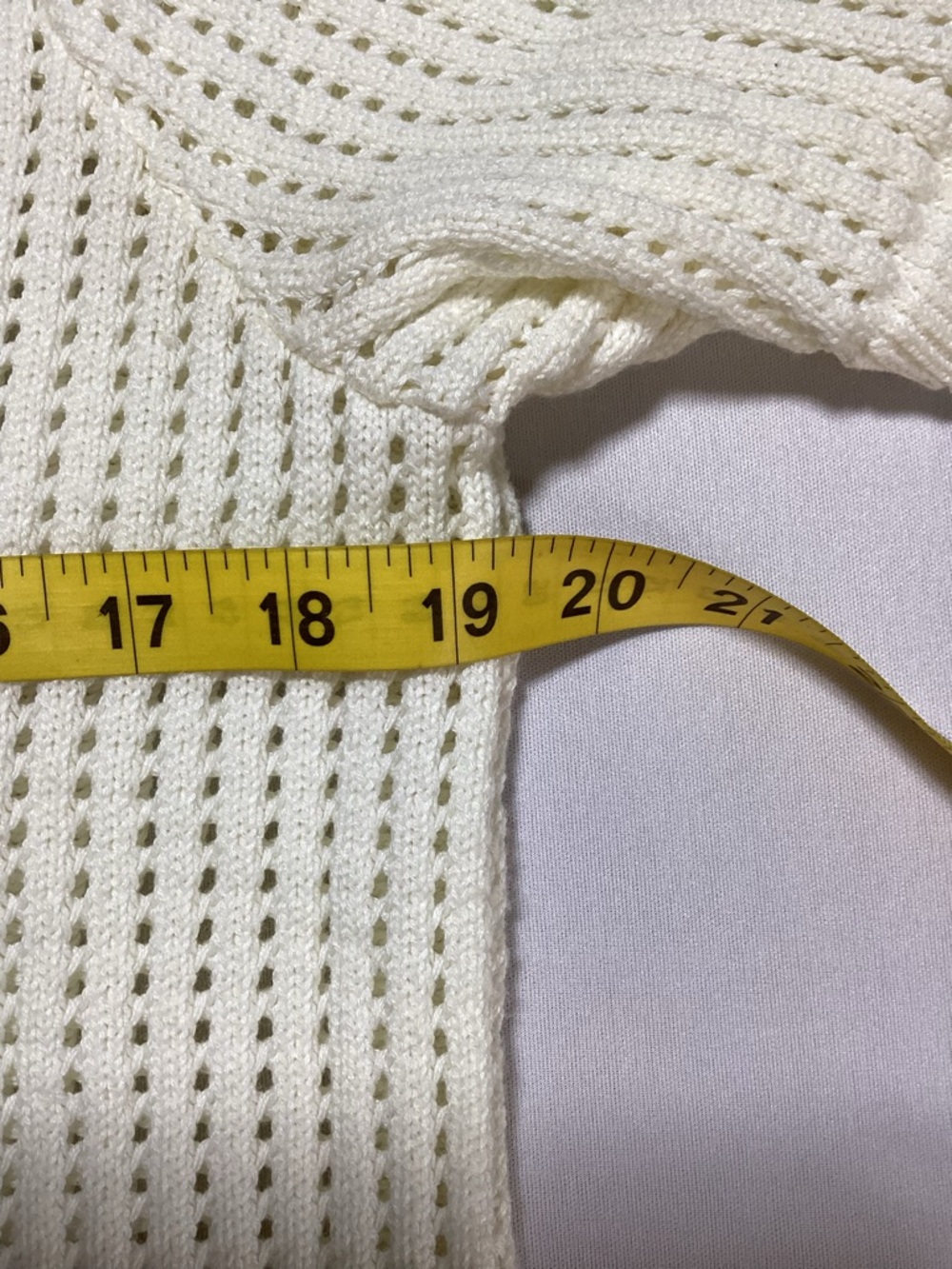 Princess Polly Beach Day Cream Open-Knit Button Front Cardigan - Picture 10 of 11